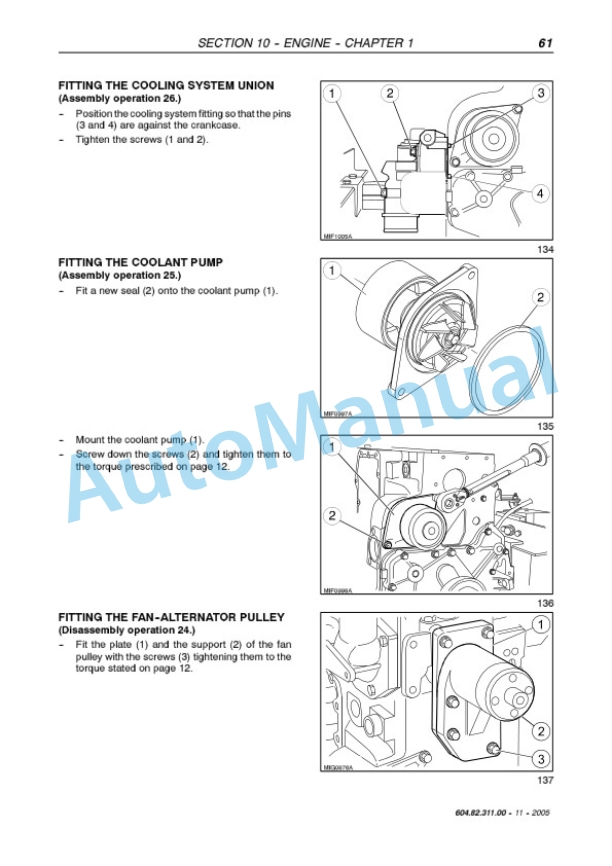 New Holland VX680 Grape Harvester Service Manual 6048231100-2