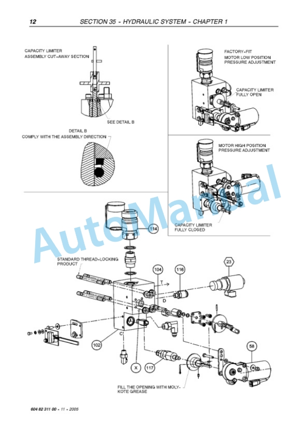 New Holland VX680 Grape Harvester Service Manual 6048231100-3