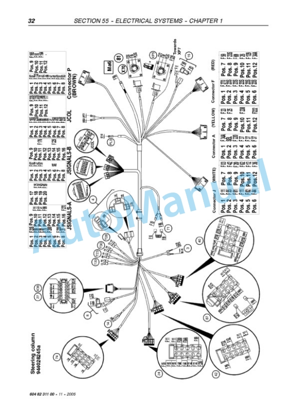 New Holland VX680 Grape Harvester Service Manual 6048231100-4