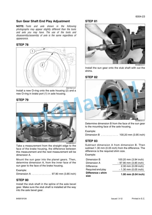 New Holland W110C Tier 4 Wheel Loader Service Manual 84581910A-4