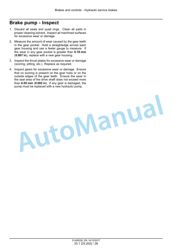 Alternative view of New Holland W110D Stage IV Wheel Loader Service Manual 51428226