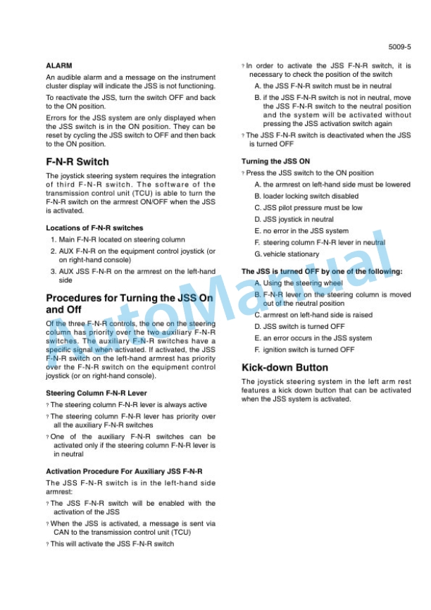 New Holland W130C Wheel Loader Repair Manual 47417753A-3