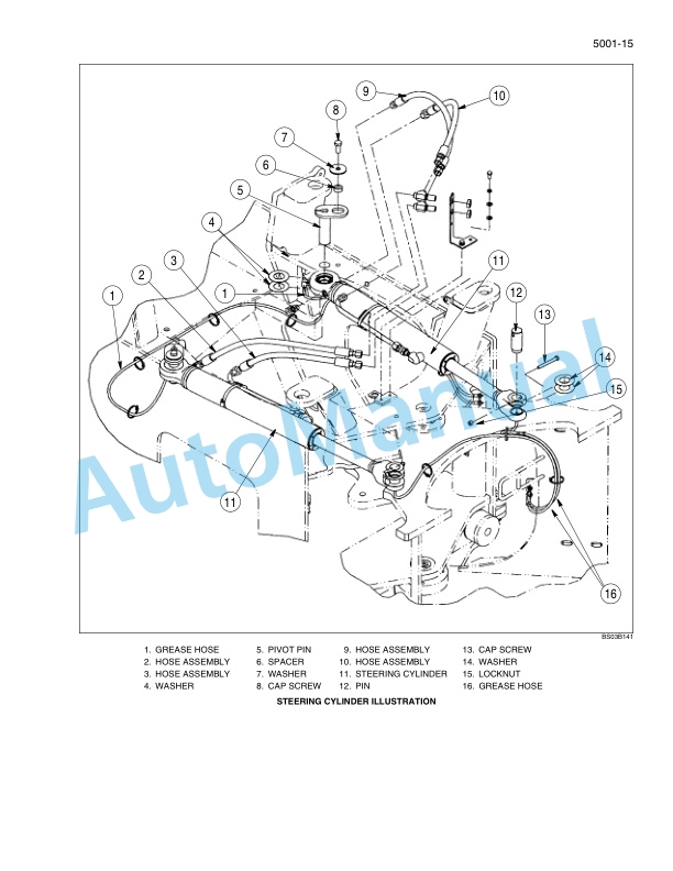 New Holland W170C Tier 2 Wheel Loader Service Manual 84524449-3