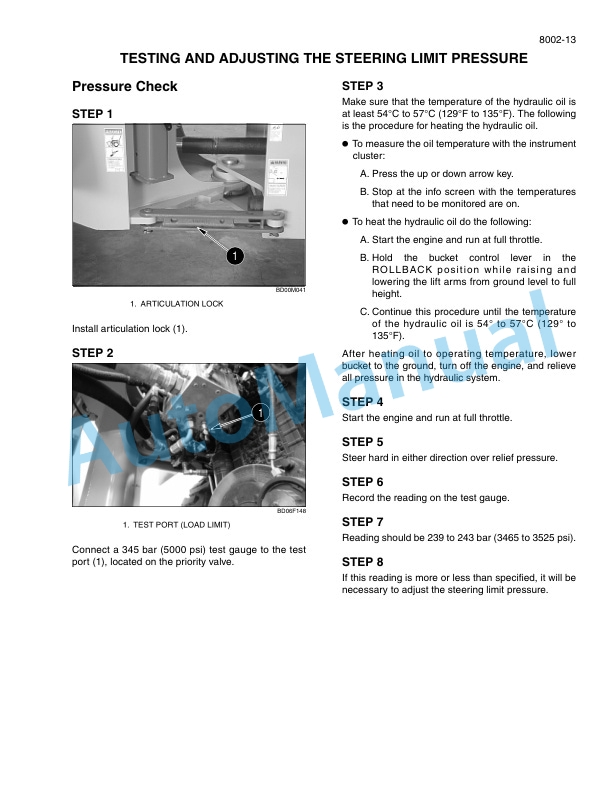 New Holland W170C Tier 2 Wheel Loader Service Manual 84524449-5
