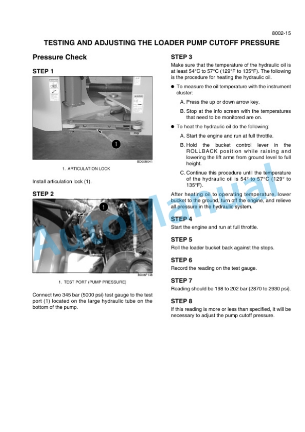 New Holland W170C Wheel Loader Service Manual 47373612B-5