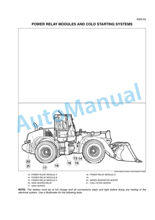 Alternative view of New Holland W170C Wheel Loader Service Manual 84488417