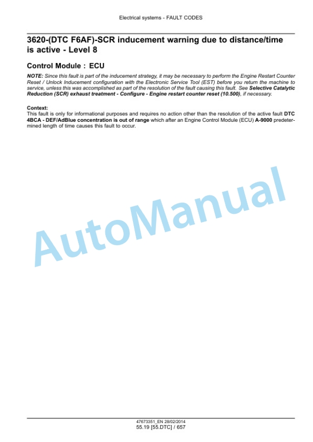New Holland W190C, W230C Tier 4A Interim Wheel Loader Service Manual 47865331-4