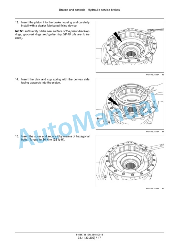 Alternative view of New Holland W190D Stage IV Wheel Loader Service Manual 51556738