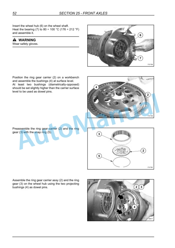 New Holland W50BTC, W60BTC, W70BTC, W80BTC Wheel Loader Repair Manual 87734623-2