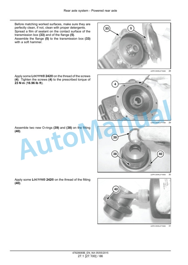 Alternative view of New Holland W50C, W60C, W70C, W80C Tier 4B Final Compact Wheel Loader Service Manual 47878215