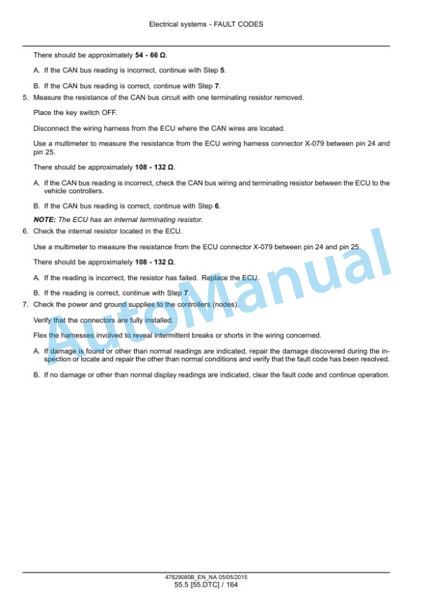 New Holland W50C, W60C, W70C, W80C Tier 4B Final Compact Wheel Loader Service Manual 47878217-4