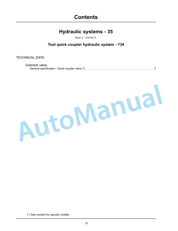New Holland W50C, W60C, W70C, W80C Tier 4B Final Compact Wheel Loader Service Manual 47878219-4