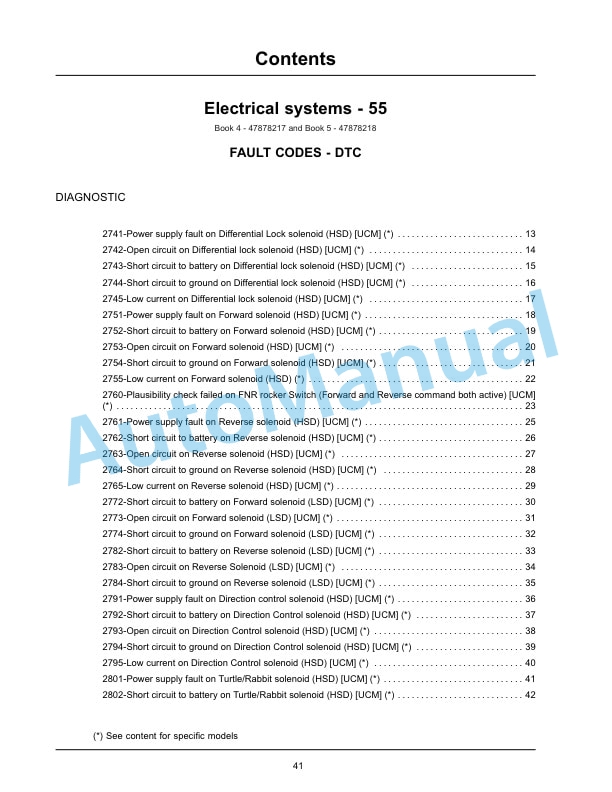 New Holland W50C, W60C, W70C, W80C Tier 4B Final Compact Wheel Loader Service Manual 47878219-5