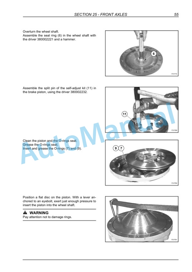 New Holland W50TC, W60TC, W70TC, W80TC Compact Wheel Loader Repair Manual 87630261NA-2