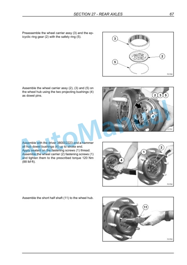 New Holland W50TC, W60TC, W70TC, W80TC Compact Wheel Loader Repair Manual 87630261NA-3