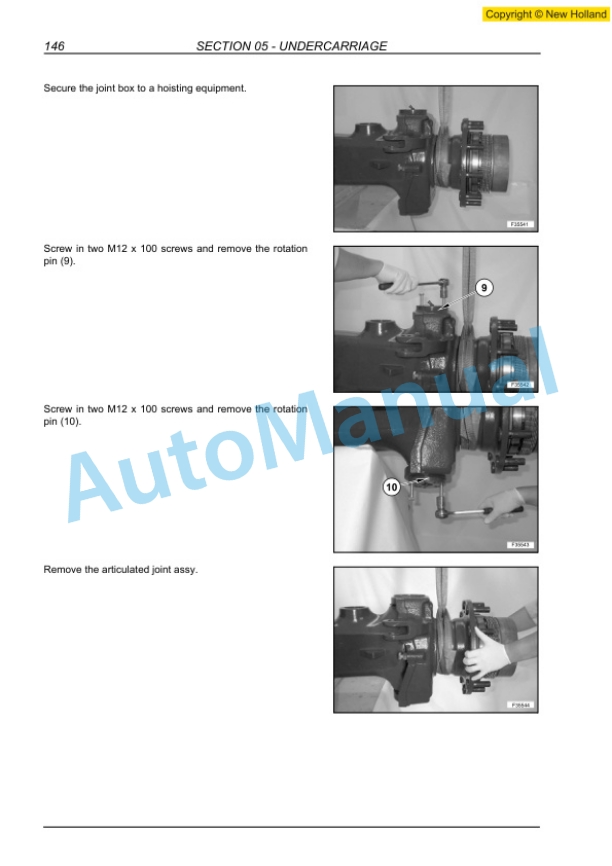 New Holland WE150 Compact, WE170 Compact, WE170C Railroad Wheel Excavator Service Manual 84191448A-3