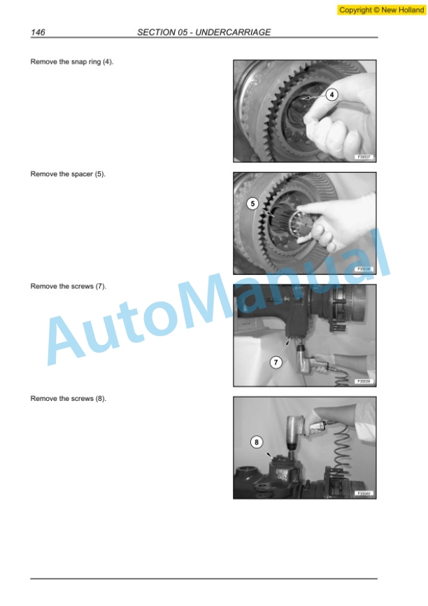 New Holland WE190, WE210, WE230 Industrial Wheel Excavator Service Manual 84291045A-3