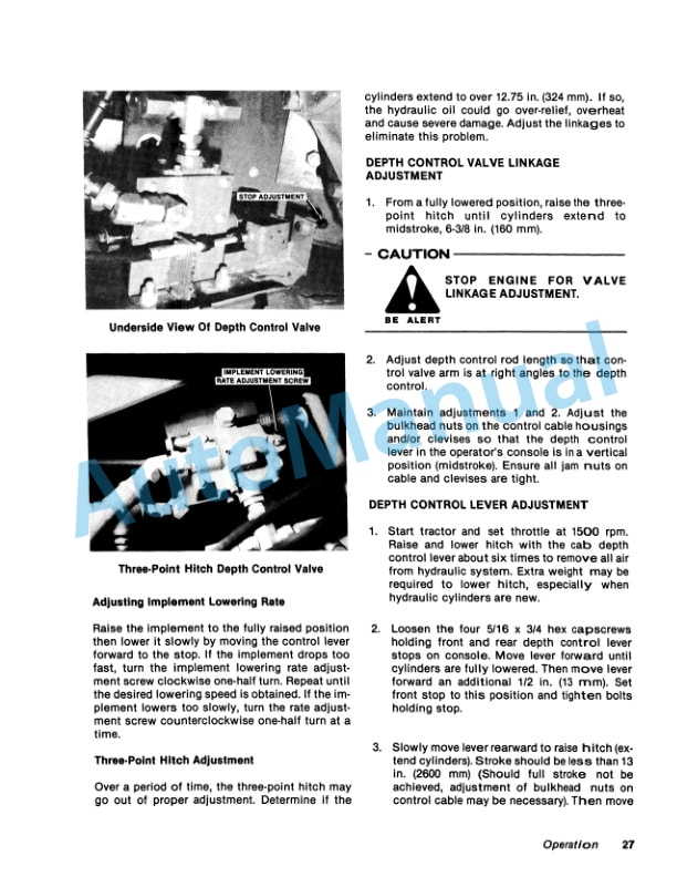 Versatile 895 Tractor Operation and Maintenance Manual 42089510-3