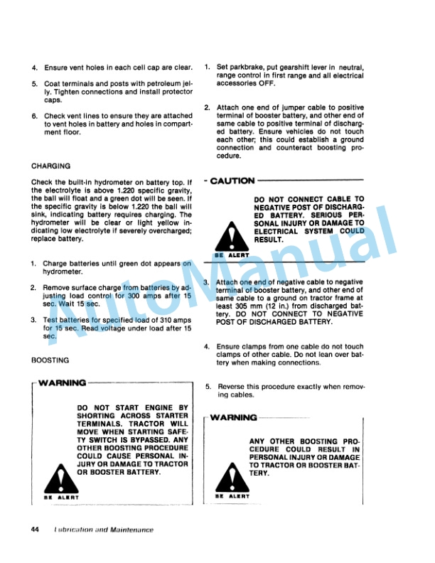 Versatile 936, 956, 976 Tractor Operation and Maintenance Manual 42093631-4