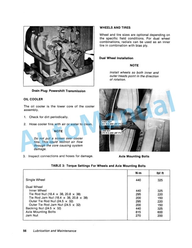 Versatile 945, 955, 975 Tractor Operation and Maintenance Manual 42094530-4