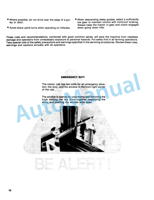 Alternative view of Versatile 950 Tractor Operation and Maintenance Manual 42095011