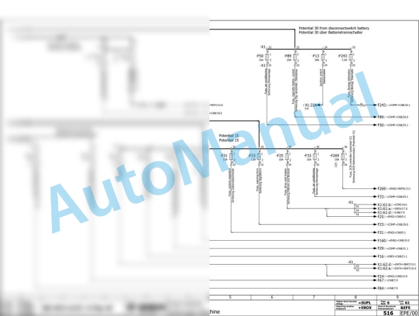 Bomag BC 1172 RB-4 Refuse Compactor Electric, Hydraulic Schematics Diagram 101570221001 - 101570229999-3