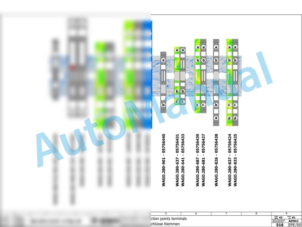 Bomag BC 1172 RB-4 Refuse Compactor Electric, Hydraulic Schematics Diagram 101930801001 - 101930809999-3