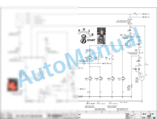 Bomag BC 472 RB Refuse Compactor Electric, Hydraulic Schematics Diagram 101930001002 - 101930001058-3