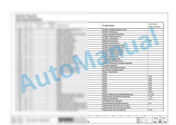 Bomag BC 472 RS Refuse Compactor Electric, Hydraulic Schematics Diagram 101930051001 - 101930051010-2