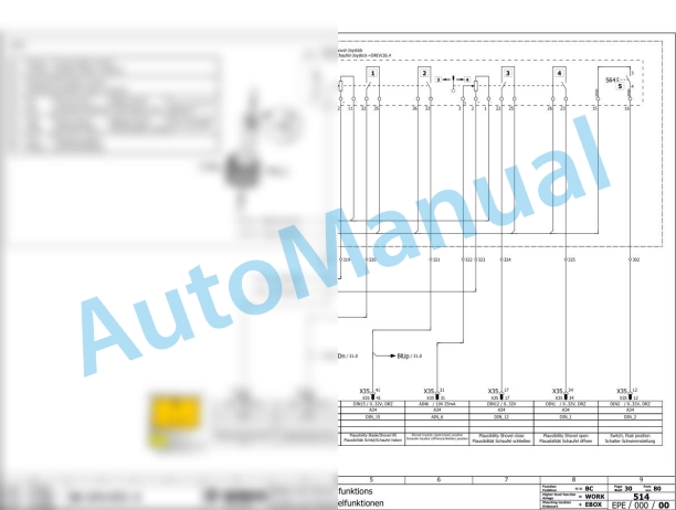 Bomag BC 473 EB-4 Refuse Compactor Electric Schematics Diagram 101930111001 - 101930119999-3