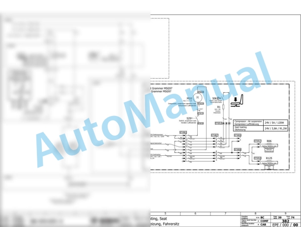 Bomag BC 473 RS-3 Refuse Compactor Electric, Hydraulic Schematics Diagram 101930141001 - 101930149999-2