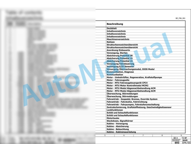Bomag BC 473 RS-5 Refuse Compactor Electric, Hydraulic Schematics Diagram 101930221001 - 101930229999-3