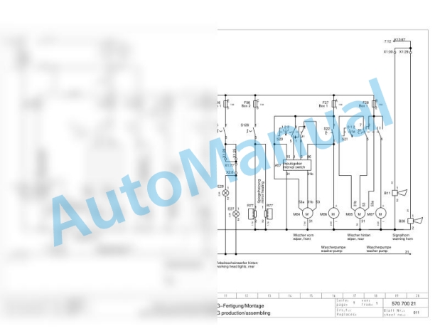 Bomag BC 571 RB Refuse Compactor Electric, Hydraulic Schematics Diagram 101570621033 - 101570621062-2