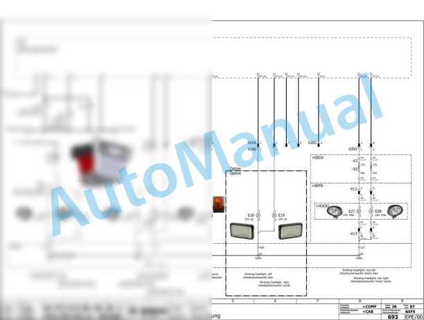 Bomag BC 573 RB-5 Refuse Compactor Electric, Hydraulic Schematics Diagram 101930241001 - 101930249999-3
