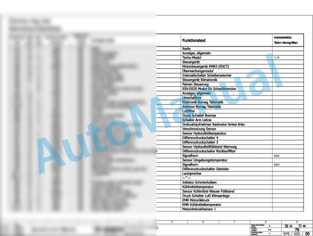 Bomag BC 672 RB-2 Refuse Compactor Electric, Hydraulic Schematics Diagram 101570491014 - 101570491018-2
