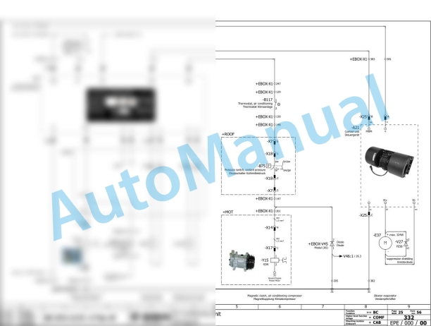Bomag BC 672 RB-4 Refuse Compactor Electric, Hydraulic Schematics Diagram 101570041001 - 101570049999-3