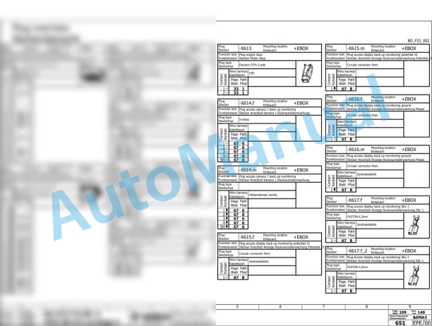 Bomag BC 673 RB-5 Refuse Compactor Electric, Hydraulic Schematics Diagram 101930301001 - 101930309999-3