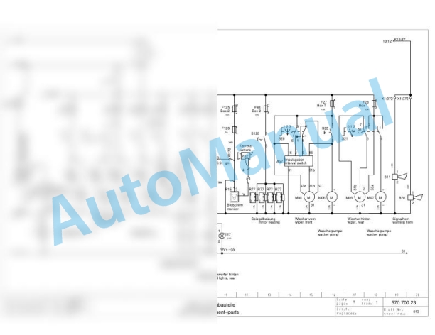 Bomag BC 771 RB Refuse Compactor Electric Schematics Diagram 101570531001 - 101570531008-2