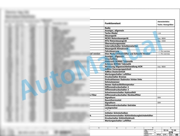 Bomag BC 772 EB-4 Refuse Compactor Electric Schematics Diagram 101570941001 - 101570949999-2