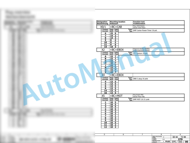 Bomag BC 772 RB-4 Refuse Compactor Electric, Hydraulic Schematics Diagram 101570021001 - 101570029999-2