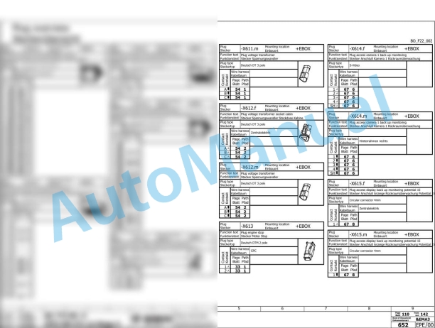 Bomag BC 773 RS-5 Refuse Compactor Electric, Hydraulic Schematics Diagram 101930321001 - 101930329999-3