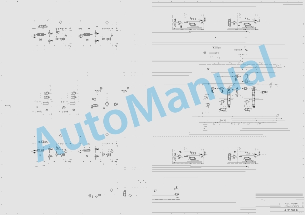 Bomag BC 972 RB-2 Refuse Compactor Hydraulic Schematics Diagram 101570841001 - 101570841011