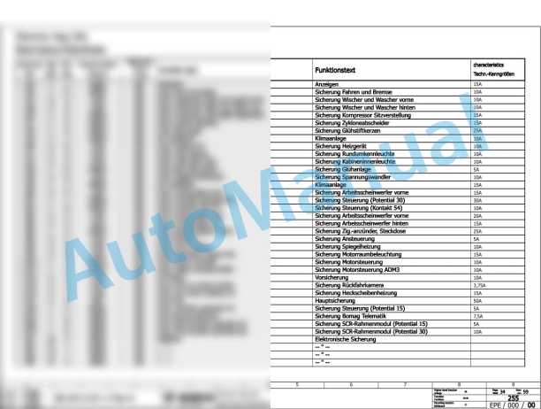 Bomag BC 972 RB-3 Refuse Compactor Electric, Hydraulic Schematics Diagram 101570881001 - 101570881018-2