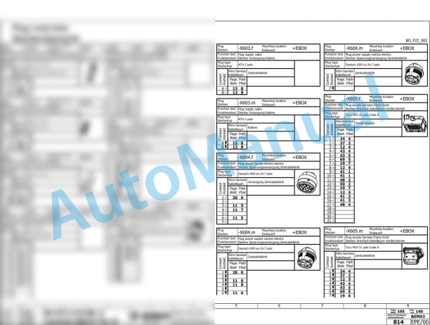 Bomag BC 973 RB-5 Refuse Compactor Electric, Hydraulic Schematics Diagram 101930611001 - 101930619999-3