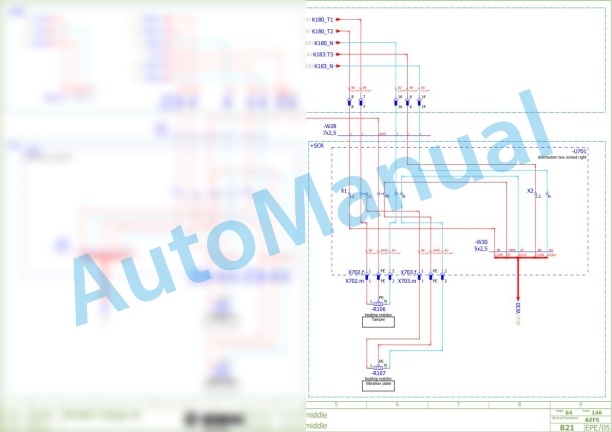 Bomag BF 200 C-2 S200 TV Asphalt Paver Electric, Hydraulic Schematics Diagram 821890041001 - 821890049999-2