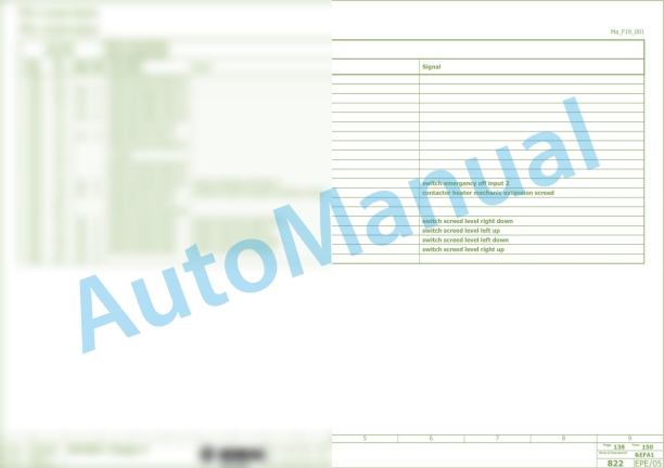 Bomag BF 200 C-2 S200 V US Stage 5 Asphalt Paver Electric, Hydraulic Schematics Diagram 821890091001 - 821890099999-2