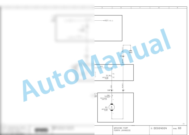 Bomag BF 223 C HFE Asphalt Paver Electric Schematics Diagram 821890011001 - 821890019999-2
