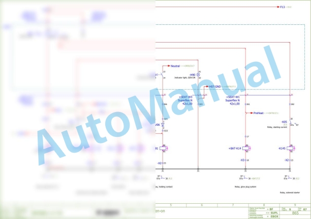Bomag BF 300 C S340-2 V Asphalt Paver Electric, Hydraulic Schematics Diagram 821891101001 - 821891109999-3