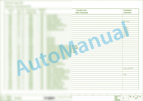 Bomag BF 300 C S340-2 V Asphalt Paver Electric Schematics Diagram 821891121001 - 821891121001-3