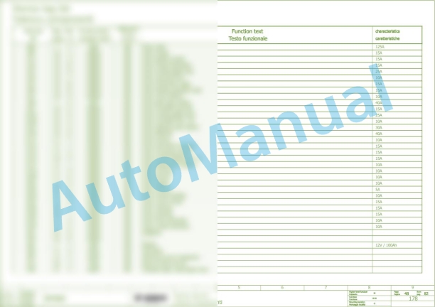 Bomag BF 300 C S340 TV Asphalt Paver Electric Schematics Diagram 821891031001 - 821891031006-3